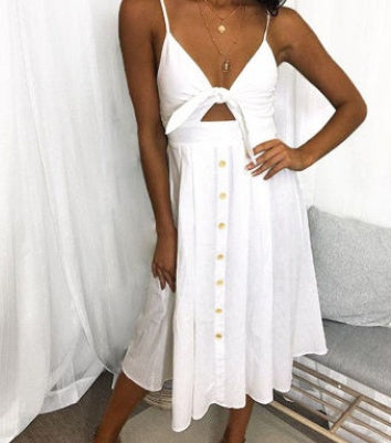 Robe Longue d'Été Sans Manches
