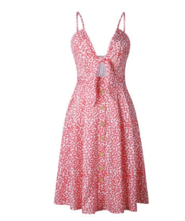 Robe Longue d'Été Sans Manches