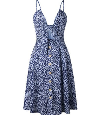 Robe Longue d'Été Sans Manches