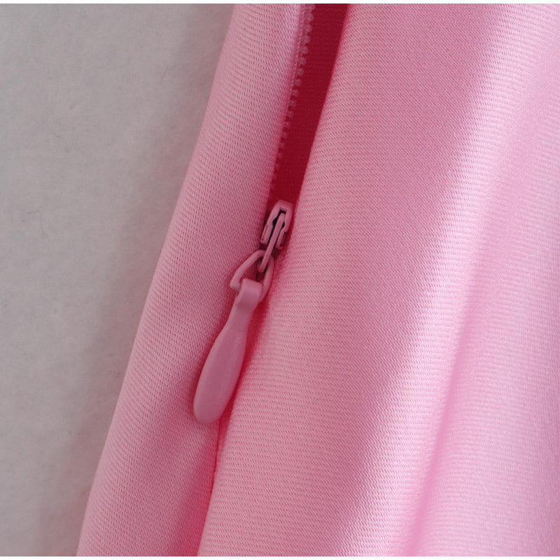 Robe Longue Satinée Dos Nu
